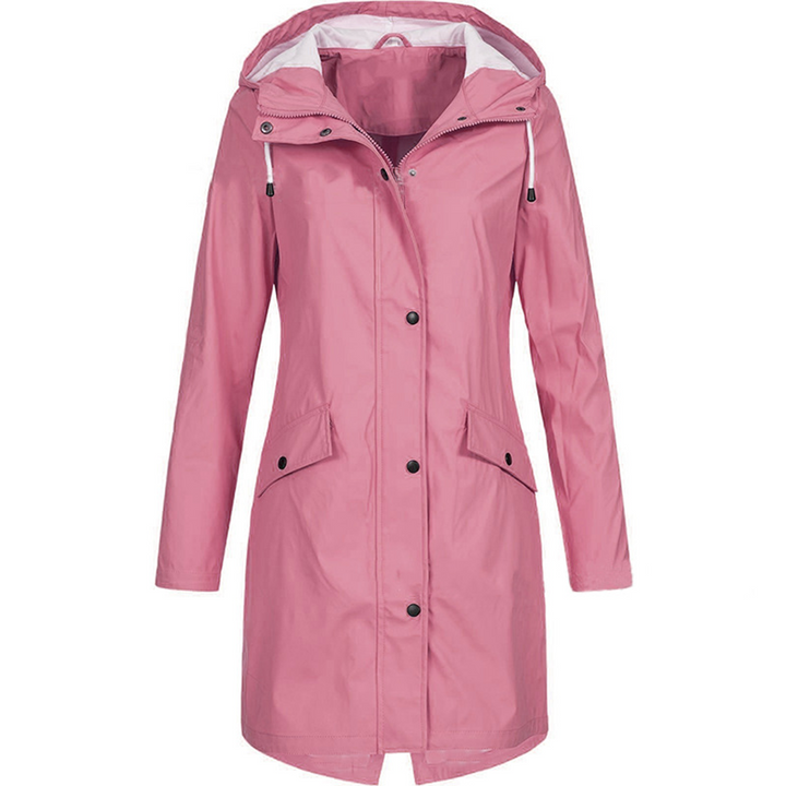 Sapphire - Elegant Raincoat - Pink / S - Women Winter Jacket