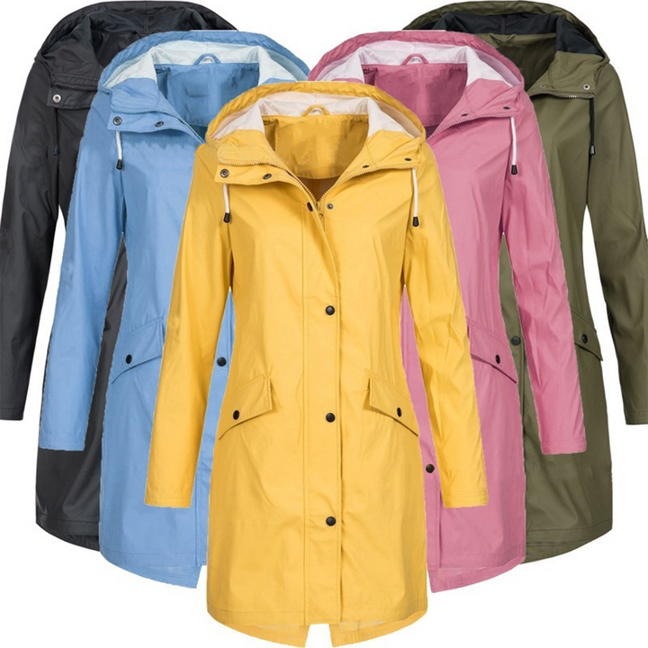 Sapphire - Elegant Raincoat - Women Winter Jacket