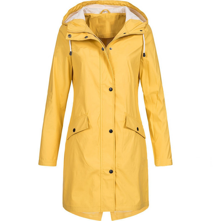 Sapphire - Elegant Raincoat - Yellow / S - Women Winter Jacket
