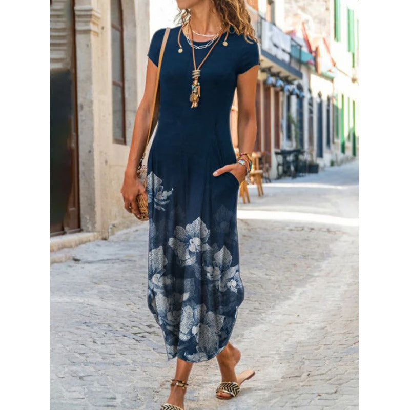 Freya™ | Long Dress with Print