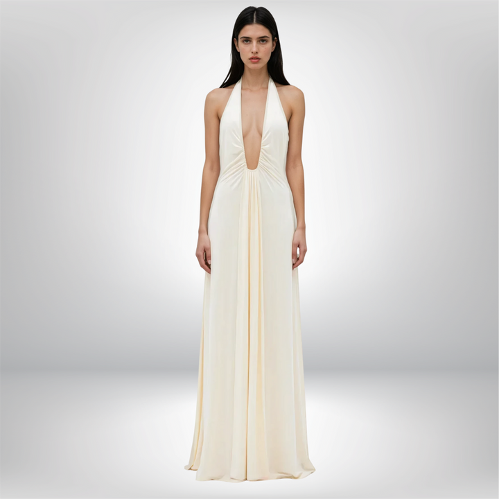 Valeria | Maxi Dress in Cupro