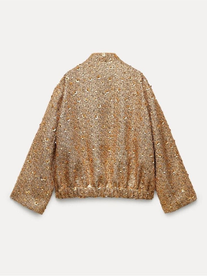 Zora - Golden Nights with This Sequin Jacket - Women Jacket